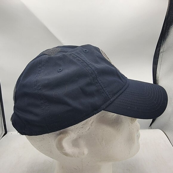 5.11 Tactical Hat Cap Adults Navy Blue Adjustable Baseball Logo Casual Work Wear - Picture 4 of 10